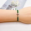 Alloy Cross Link Bracelets for Men Women WGE4022-02-1
