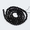 Natural Black Spinel Beads Strands X-G-E366-07-4mm-3