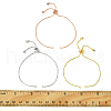 5Pcs Rack Plating Adjustable Brass Slider Bracelet Making MAK-FS0001-03P-5