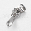 Tarnish Resistant 201 Stainless Steel Ice Pick Pinch Bails STAS-I097-041A-2