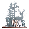 Wooden Display Decorations WOOD-WH0107-86-1