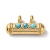 Boho Style Synthetic Turquoise 3-Bead Pendants STAS-P328-02G-01-1