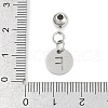 Anti-Tarnish 304 Stainless Steel Pendants STAS-H216-69P-3