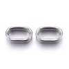 Non-Tarnish 304 Stainless Steel Slide Charms/Slider Beads STAS-O110-15P-1