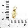 Brass Micro Pave Cubic Zirconia Pendants KK-Z100-05G-3