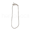 Rack Plating Brass Box Chain Bracelet Making KK-M285-04P-1