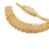 Infinity Alloy Crystal Rhinestone Necklaces & Stud Earrings & Bracelets & Rings Sets FS-WG89C78-01-4