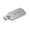 Non-Tarnish 304 Stainless Steel Pendants STAS-O127-B01-3