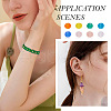 8 Strand 8 Colors Electroplate Glass Beads Strands EGLA-TA0001-49A-7