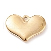 304 Stainless Steel Stamping Blank Tag Heart Pendants STAS-G218-08G-1-1