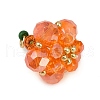 Halloween Theme Glass Seed Beads Pendants PALLOY-MZ00775-01-4