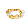 Classic Stainless Steel Oval Link Chain Bracelets for Unisex KZ4634-3-2