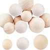 Natural Wooden Round Ball WOOD-PH0001-17-WH-1