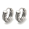 316 Surgical Stainless Steel Hoop Earrings EJEW-D096-09E-AS-1