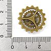 Tibetan Style Alloy Steampunk Pendants TIBEP-Q061-15AB-LF-3