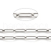 Non-Tarnish 304 Stainless Steel Paperclip Chains STAS-H111-04P-B-2