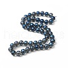 Electroplate Glass Bead Strands EGLA-R041-12mm-M-2