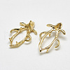 Brass Rhinestone Setting Findings KK-S347-140-1