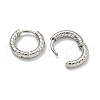 Tarnish Resistant 202 Stainless Steel Huggie Hoop Earrings with 304 Stainless Steel Pins for Women EJEW-H003-04P-2