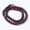 Imitation Burmese Wood Beads Strands X-WOOD-J001-03-8mm-1-2