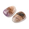 Natural Amethyst Lace Agate Pendants G-A244-02-2