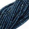 Dyed Natural Malaysia Jade Rondelle Beads Strands X-G-E316-2x4mm-19-1
