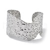 304 Stainless Steel Cuff Bangles for Women BJEW-Z078-24P-2