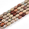 Natural Shoushan Stone Beads Strands G-N346-02A-07-2