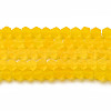 Imitate Austrian Crystal Frosted Glass Beads Strands EGLA-A039-T3mm-MD22-1