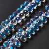 Electroplate Glass Beads Strands EGLA-L031-AB01-5