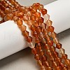 Natural Carnelian(Dyed & Heated) Beads Strands G-G203-02B-1
