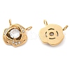304 Stainless Steel Rhinestone Pendants STAS-Q340-05G-2