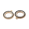 Alloy Enamel Pendants FIND-G048-32KCG-2
