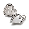 316 Stainless Steel Locket Pendants STAS-N0016-18C-P-2