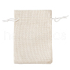 Burlap Packing Pouches Drawstring Bags ABAG-TA0001-14-6