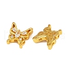 Brass Clear Cubic Zirconia Beads KK-Q081-13A-MG-2