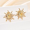 304 Stainless Steel Stud Earrings EJEW-D319-11G-3