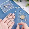 Unicraftale 20 sets 2 style 201 & 304 Stainless Steel Snap Clasps STAS-UN0036-70-2