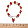 Brass Stretch Bracelets BJEW-C098-02A-5