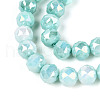 Electroplate Glass Beads Strands GLAA-N010-10mm-10-2