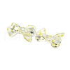 Transparent Printed Acrylic Beads OACR-H124-01C-2