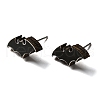 Wood Stud Earrings EJEW-Z054-02P-1