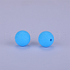 Round Silicone Focal Beads SI-JX0046A-14-2