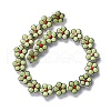 Handmade Porcelain Flower Beads Strands PORC-F003-01L-3