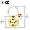 304 Stainless Steel & Alloy Keychain KEYC-YW00096-01-3