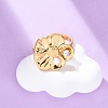 304 Stainless Steel Adjustable Cuff Rings for Women RJEW-B126-05G-02-2
