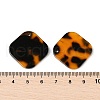 Orange Cellulose Acetate(Resin) Pendants  MACR-G068-01A-3