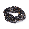 Natural Blue Tiger Eye(Dyed & Heated) Beads Strands G-G782-20-2