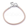 Polyester Cord Braided Bracelet Makings MAK-Z003-01P-23-1