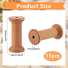 Wooden Empty Spools for Wire WOOD-WH0034-88-2